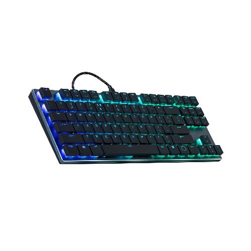 Teclado Gamer Mecánico Cooler Master SK630 Cherry MX RGB Bajo Perfil, TKL