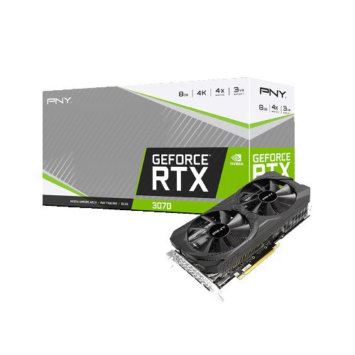 Tarjeta De Video PNY GeForce RTX 3070 8GB UPRISING Dual Fan / Nvidia / DP, HDMI | Serie 30