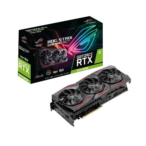 Tarjeta De Video Nvidia Asus RTX Rog Strix 2070 SUPER A8G GAMING