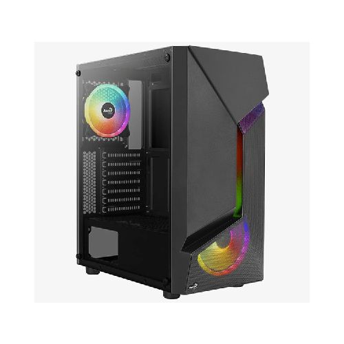 Gabinete AeroCool SCAPE V3 ARGB, Midi-Tower, ATX/Micro-ATX/Mini-ITX, USB 3.0, sin Fuente, Negro