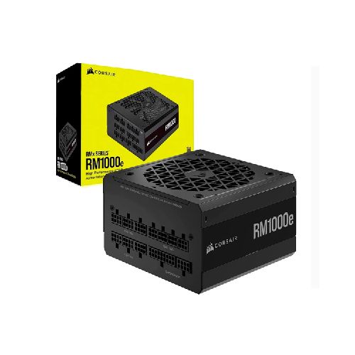 Fuente de poder Corsair RM1000E , 80 Plus Gold ,Full Modular, 1000W