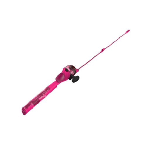 Combo Zebco Splash Casting kids 2’5” pies (rosa) - Con señuelo para practicar  