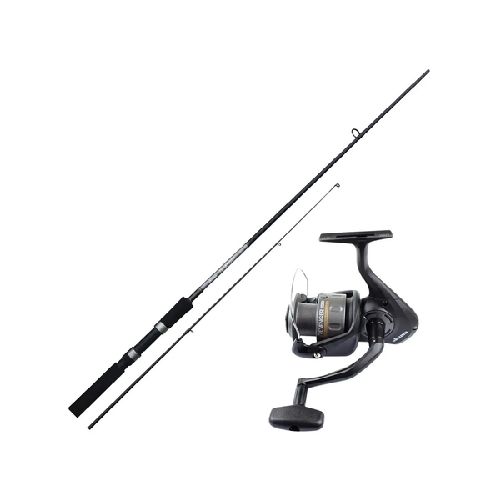 Combo Okuma Revenger 8 pies Carrete 4000 Pesca Mar  