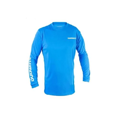 Jersey camisa playera Shimano Long Sleeve azul  