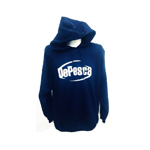 De Pesca Sudadera con Gorro Azul M  