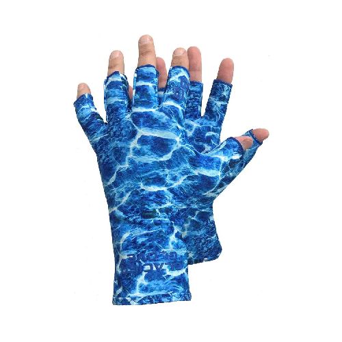 GLACIER OUTDOOR Guantes Abaco Sun Blue Water Camo 009BC  Glacier Outdoor