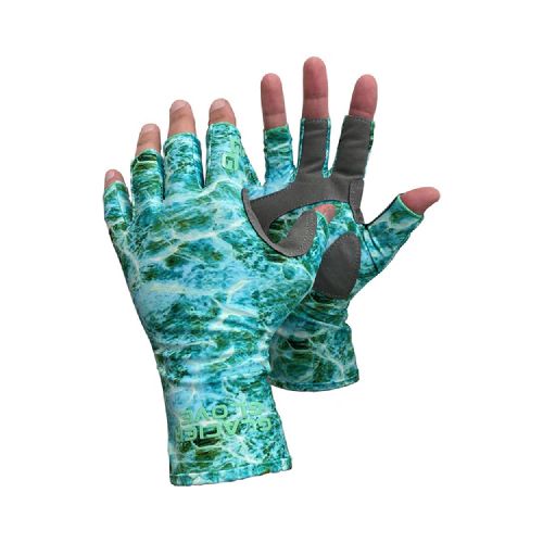 GLACIER OUTDOOR Guantes Islamorada Sun Green Water Camo 079VR  Glacier Outdoor