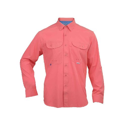 MAJA Camisa Outdoor Signature Manga Larga Salmon C-CO1-7  Maja