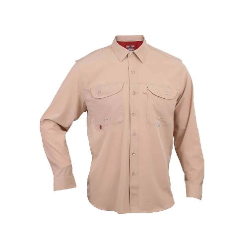 MAJA Camisa Outdoor Signature Manga Larga Khaki C-CO1-5  Maja