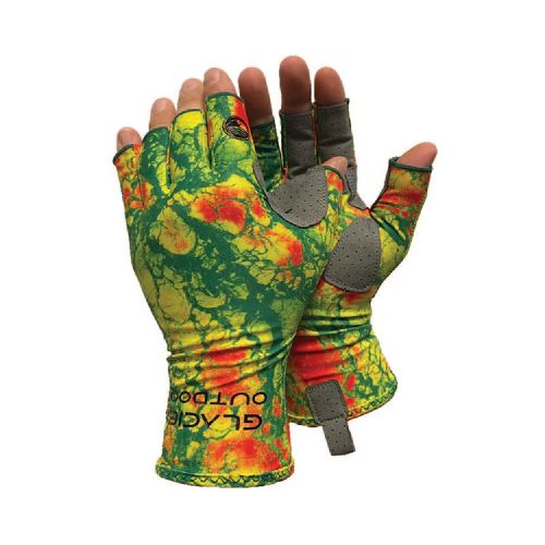 GLACIER OUTDOOR Guantes Islamorada Sun Glove Rasta 079RA  Glacier Outdoor