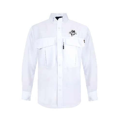 BLACK BASS Pescador Camisa Manga Larga Blanca A12101BLA  Black Bass