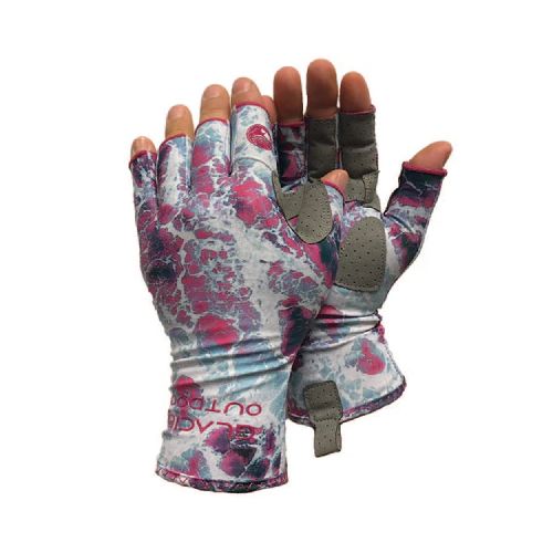 GLACIER OUTDOOR Guantes Islamorada Sun Glove Pink Camo 079PK  Glacier Outdoor