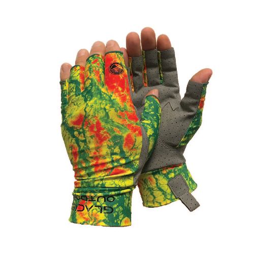 GLACIER OUTDOOR Guantes Ascension Bay Sun Glove Rasta 007RA  Glacier Outdoor