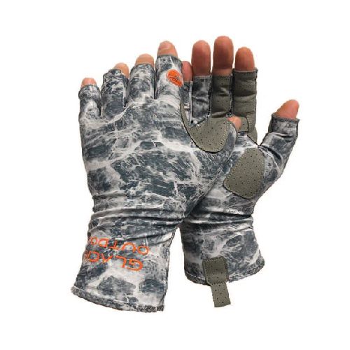 GLACIER OUTDOOR Guantes Islamorada Sun Grey Water Camo 079ST  Glacier Outdoor