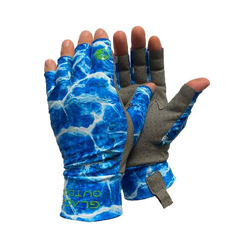 GLACIER OUTDOOR Guantes Ascension Sun Glove Blue Camo 007BC  Glacier Outdoor