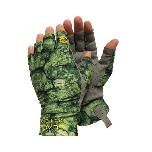 GLACIER OUTDOOR Guantes Ascension Sun Glove Gator Green 007AG  Glacier Outdoor