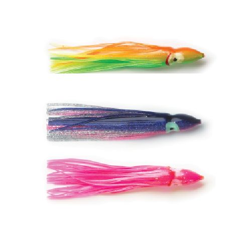 Faldas para Señuelo P-Line Sunrise Squid 2-1/2