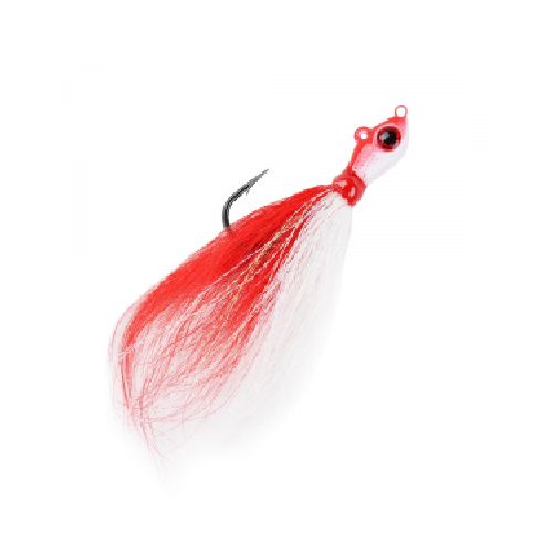 Señuelo Mustad BEB-1-RW Big Eye Bucktail 1 oz - Color Red / White  