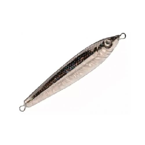 Señuelo P-Line Laser Minnow 2oz - Negro Plata  