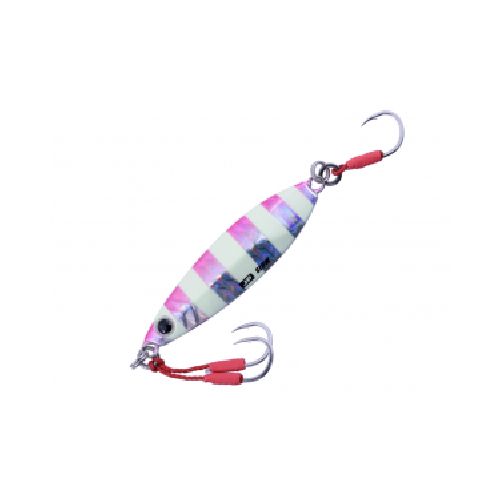 Señuelo Major Craft JPSLOW JIGPARA Slow 40 g - Color Zebra Pink  