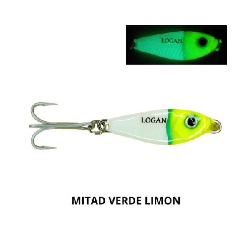 Señuelo Logan Jig Mitad Glow 1 Onza  