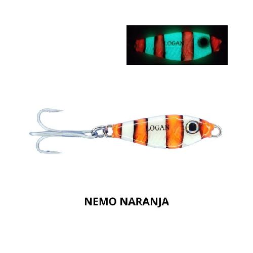 Señuelo Logan Jig Nemo Glow 1 Onza  