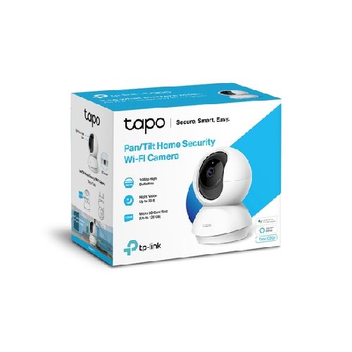 TP-Link Cámara IP Smart WiFi Domo para Interiores Tapo C200, Inalámbrico, 1280 x 720 Pixeles, Día/Noche  