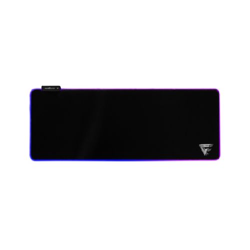 Mousepad Game Factor MPG500 XL RGB, 80 x 30cm, Grosor 4mm, Negro  