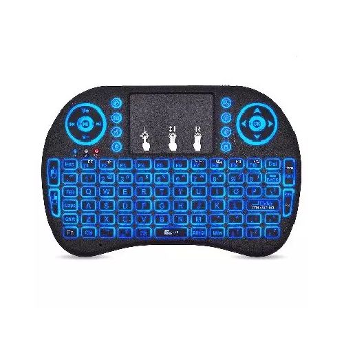 Teclado Gamer BRobotix 963814 RGB LED, Inalámbrico, Negro  