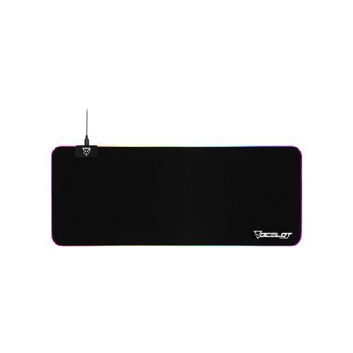 Mousepad Gamer Ocelot Gaming OMPXL01, 80 x 30cm, Grosor 4mm, Negro  