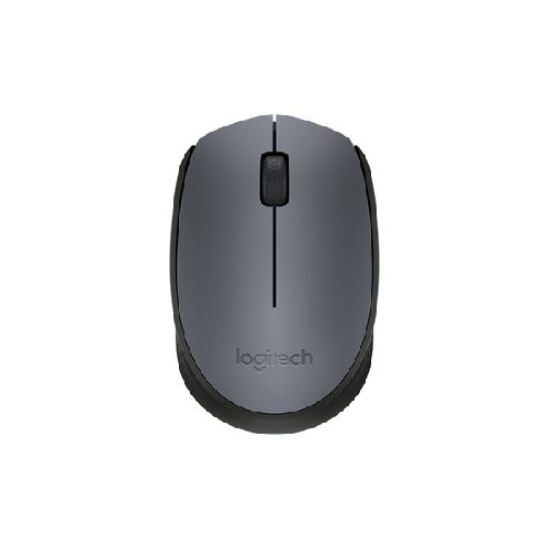 Mouse Logitech Óptico M170, Inalámbrico, USB, Negro/Gris  