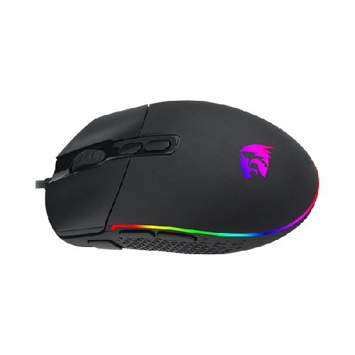 Mouse Gamer Invader Redragon Óptico M719 RGB, Alámbrico, USB-A, 10.000DPI, Negro  