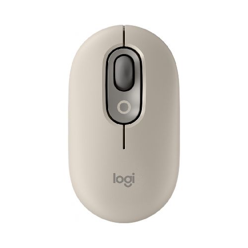 Mouse Logitech Óptico POP, Inalámbrico, Bluetooth, 4000DPI, Arena  