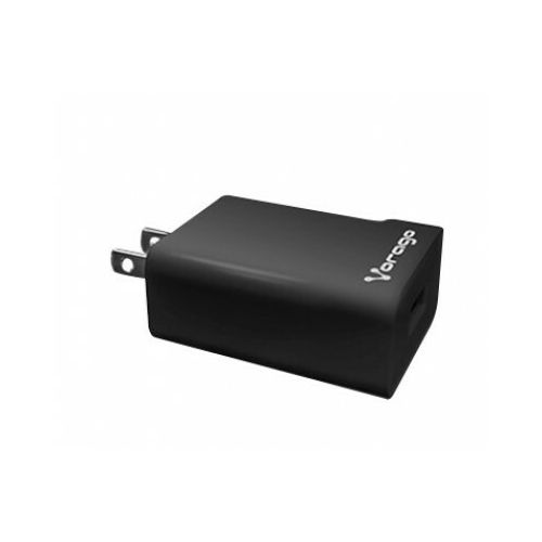 Cargador de Pared Vorago, 5V, USB, Negro  