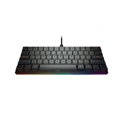 Teclado Gamer Cougar Puri Mini 60%, Teclado Mecánico, Switch Gateron Red, Alámbrico, Negro (Inglés)  