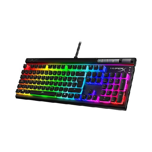 Teclado Gamer HyperX Alloy Elite 2 RGB, Teclado Mécanico, HyperX Red, Alámbrico, Negro (Español)  