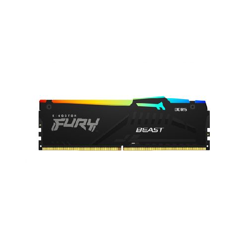 Memoria RAM Kingston FURY Beast RGB DDR5, 5200MHz, 32GB, CL40, XMP  