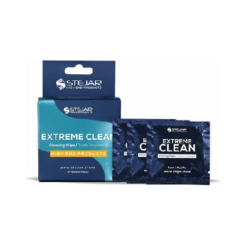 Stejar Extreme Clean toallita limpiadora para eliminar pasta térmica en superficies (Compatible con GPU, CPU, Consolas, Cámaras, Leds) (10 piezas)  