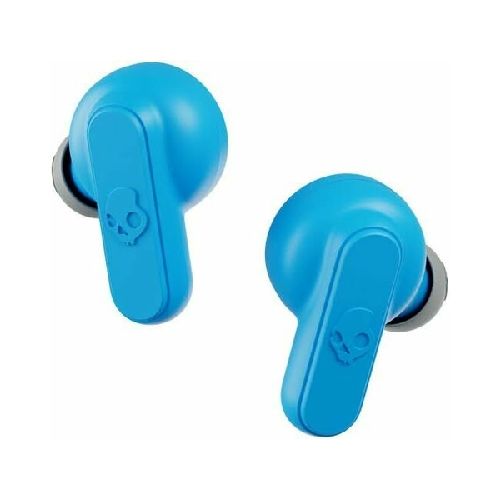 SKULLCANDY Dime True 2 - Auriculares in-Ear inalámbricos, Color Gris Claro/Azul  