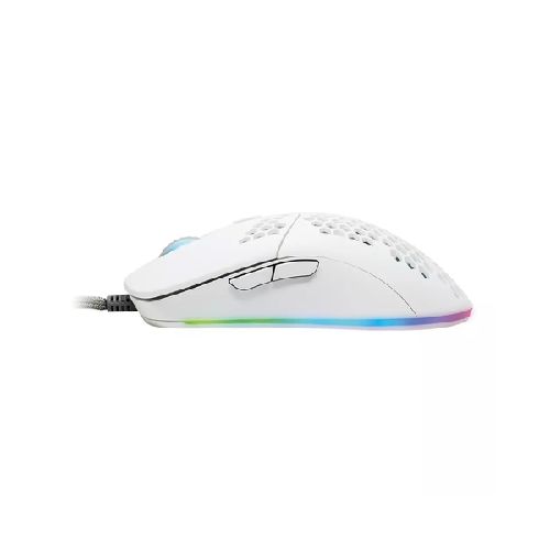 Mouse Gamer Game Factor Óptico MOG601, Alámbrico, USB A, 32.000DPI, Blanco  