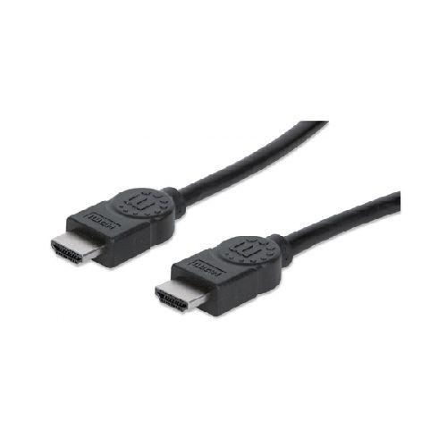 Manhattan Cable HDMI de Alta Velocidad, HDMI Macho - HDMI Macho, 4K, 30Hz, 3D, 5 Metros, Negro  