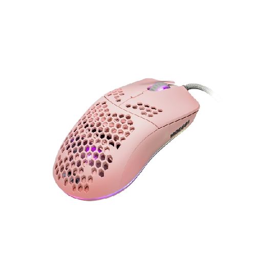 Mouse Gamer Game Factor Óptico MOG601, Alámbrico, USB A, 32.000DPI, Rosa  