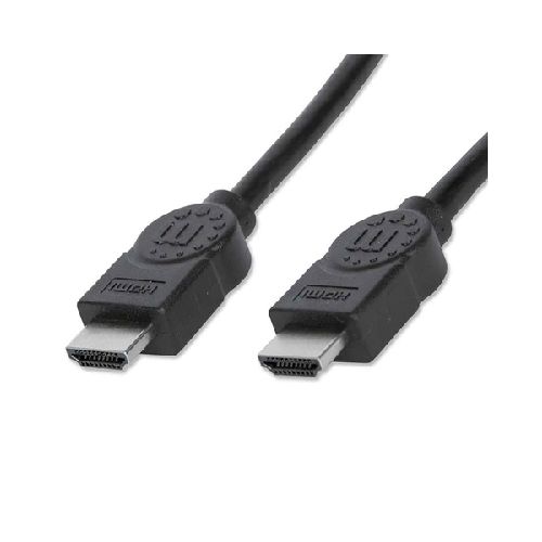 Manhattan Cable HDMI de Alta Velocidad, HDMI Macho - HDMI Macho, 4K, 30Hz, 3D, 3 Metros, Negro  