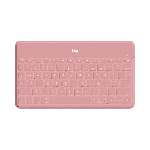 Teclado Logitech Keys-to-Go, Inalámbrico, Bluetooth, Rosa  