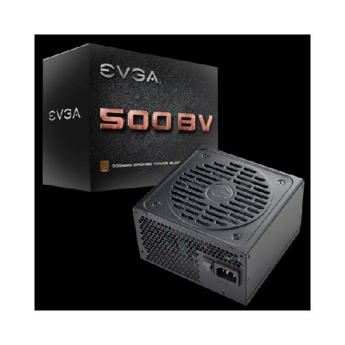 Fuente de Poder EVGA 100-BV-0500-K1 80 PLUS Bronze, 24-pin ATX, 120mm, 500W  