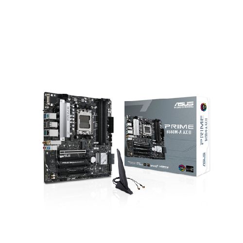 Tarjeta Madre ASUS Micro-ATX PRIME B650M-A AX, S-AM5, AMD B650, HDMI, 128GB DDR5 para AMD  