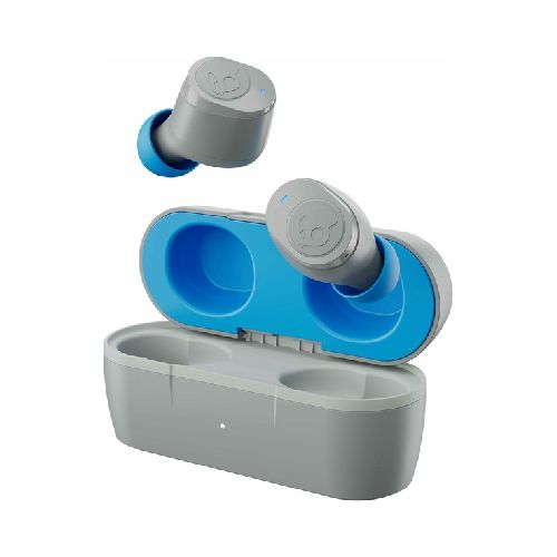 Skullcandy Jib True 2 Auriculares In-Ear Inalámbricos, 32 h de Autonomía Gris y Azul  