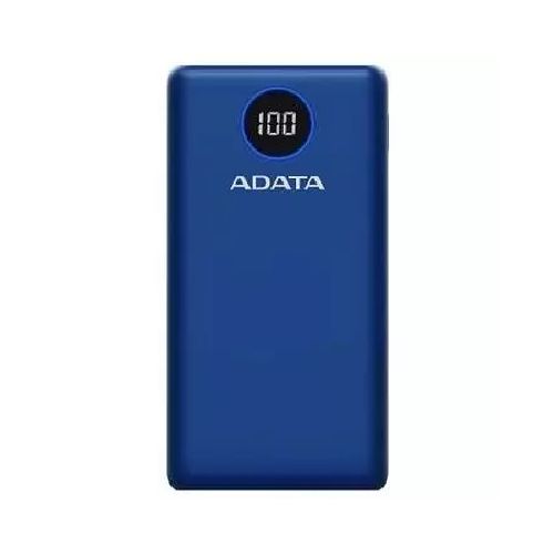 Cargador Portátil Adata P20000QCD, 20.000mAh, Azul  