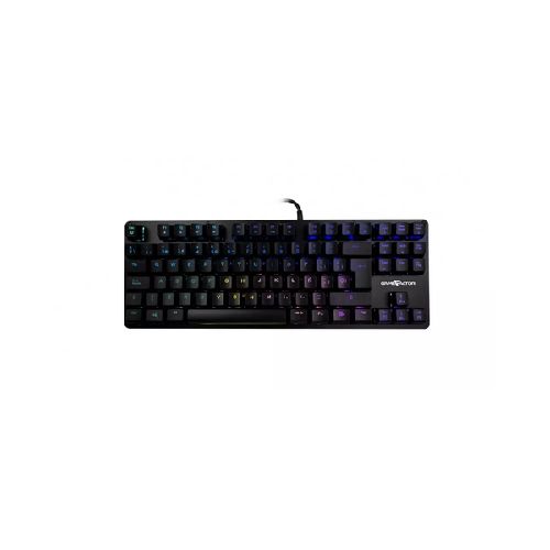 Teclado Gamer Game Factor KBG500 RGB, Teclado Mecánico, Switch KRED Blue, Alámbrico, Negro (Español)  