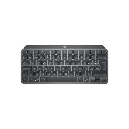 Teclado Logitech Mx Keys Mini, Inalámbrico, RF Wireless/Bluetooth, Grafito (Español)  